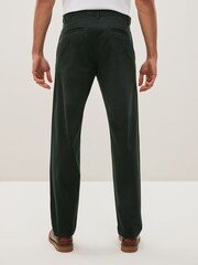 Green Straight Stretch Chinos Trousers - Image 2 of 6