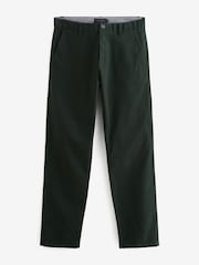 Green Straight Stretch Chinos Trousers - Image 4 of 6
