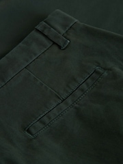 Green Straight Stretch Chinos Trousers - Image 6 of 6
