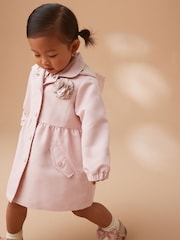 Pink - Wasserabweisender Corsagen-Trenchcoat (3 Monate–7 Jahre) - Bild 3 von 8