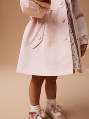 Pink - Wasserabweisender Corsagen-Trenchcoat (3 Monate–7 Jahre) - Bild 4 von 8