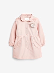 Pink - Wasserabweisender Corsagen-Trenchcoat (3 Monate–7 Jahre) - Bild 5 von 8