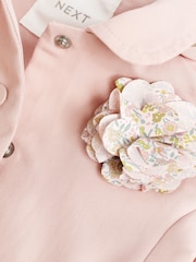 Pink - Wasserabweisender Corsagen-Trenchcoat (3 Monate–7 Jahre) - Bild 8 von 8