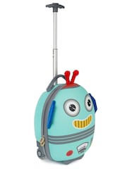 boppi Tiny Trekker Blue Robot Carry On Lightweight Suitcase - Image 2 of 4
