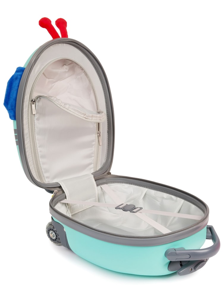 boppi Tiny Trekker Blue Robot Carry On Lightweight Suitcase - Image 4 of 4
