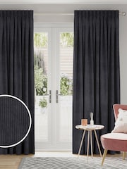 Graphite Grey Jangga Made To Measure Curtains - Image 1 of 9