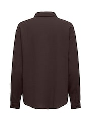 JDY Brown Cheesecloth Regular Fit Shirt - Image 5 of 5