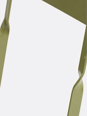 La Redoute Intérieurs Set of 2 Khaki Ozevan Folding Metal Chairs - Image 5 of 6