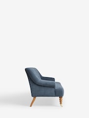 Laura Ashley Baron Chenille Seaspray Blue Ropsley Small 2 Seater Sofa - Image 5 of 8
