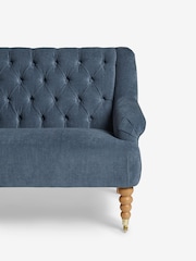 Laura Ashley Baron Chenille Seaspray Blue Ropsley Small 2 Seater Sofa - Image 7 of 8