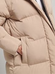Superdry Natural Studios Longline Duvet Padded Coat - Image 6 of 7