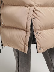 Superdry Natural Studios Longline Duvet Padded Coat - Image 7 of 7