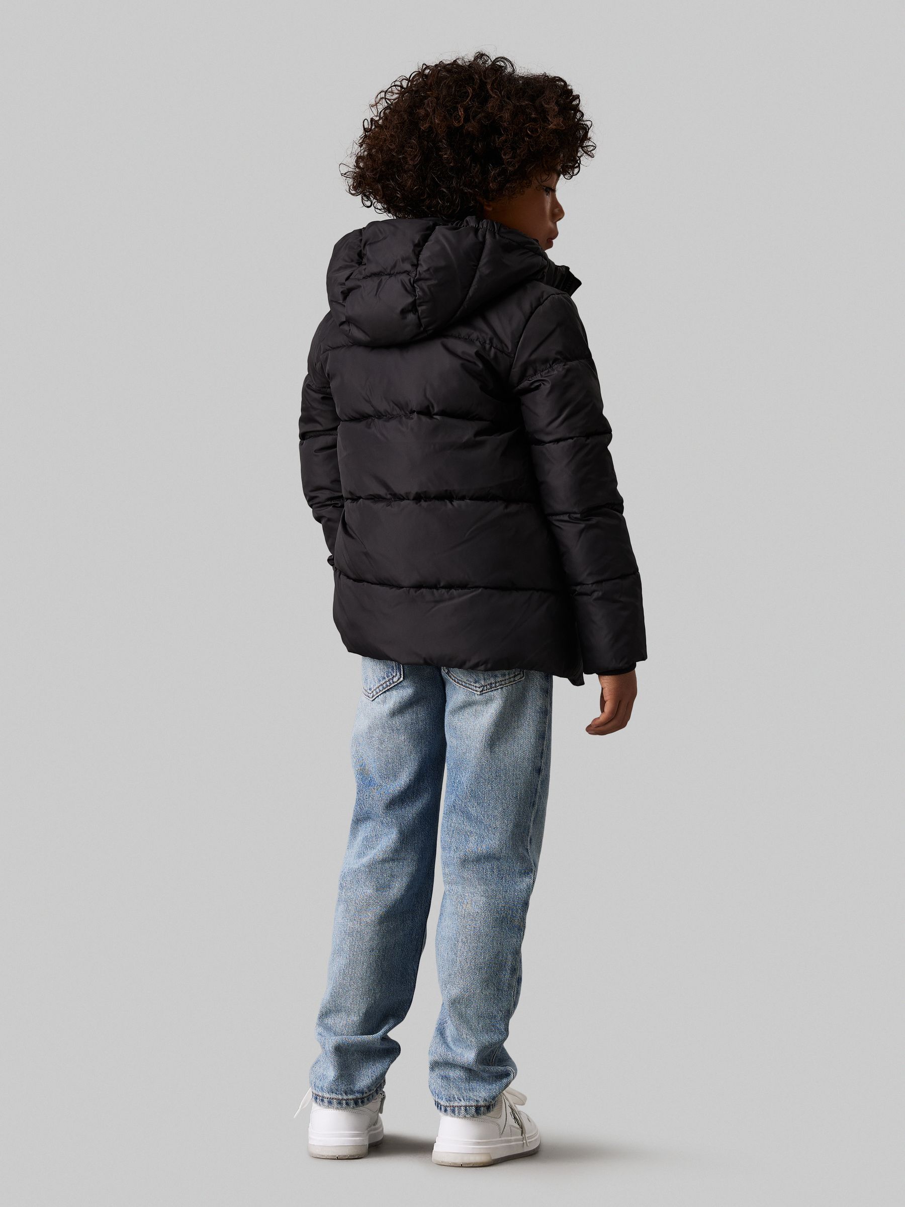 Black puffa jacket boys new arrivals