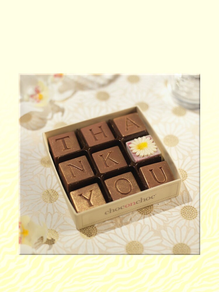 Choc on Choc 2 Pack Chocolate Thank You Gift - Image 2 of 2 Choc on Choc 2 Pack Chocolate Thank You Gift - Image 2 of 2