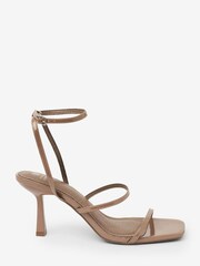 Taupe Brown Regular/Wide Fit Forever Comfort® Triple Strap Sandals - Image 5 of 8