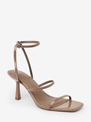 Taupe Brown Regular/Wide Fit Forever Comfort® Triple Strap Sandals - Image 6 of 8