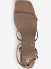 Taupe Brown Regular/Wide Fit Forever Comfort® Triple Strap Sandals - Image 8 of 8
