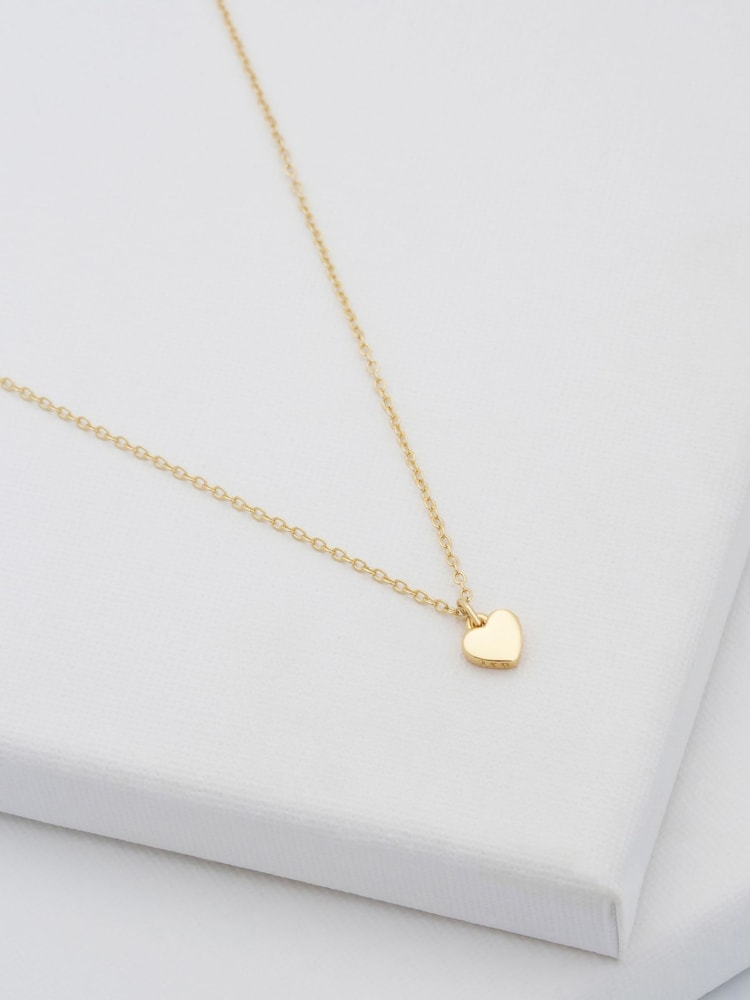 Ted Baker Gold Tone HARA: Tiny Heart Pendant Necklace - Image 2 of 6