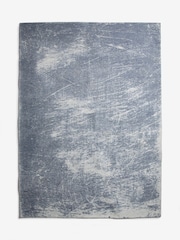 Blue Graphite Abstract Flat Weave Rug - Image 5 of 5