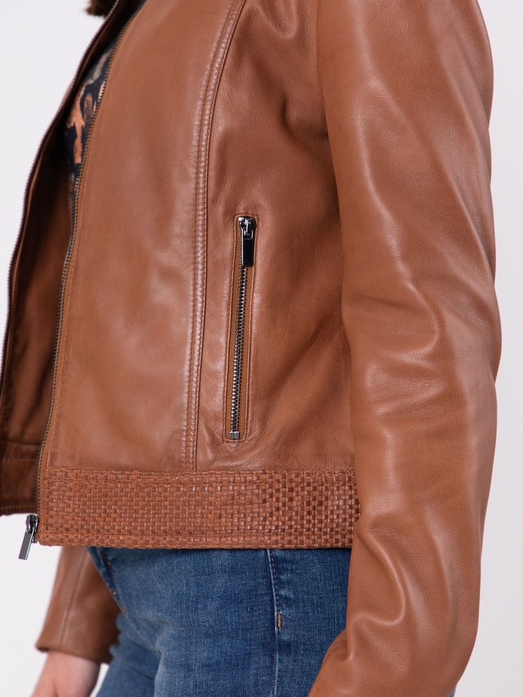 Lakeland Leather Inca Tan Anthorn Leather Jacket - Image 6 of 12