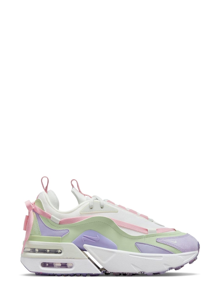 Nike White Air Max Furyosa Trainers - Image 1 of 8