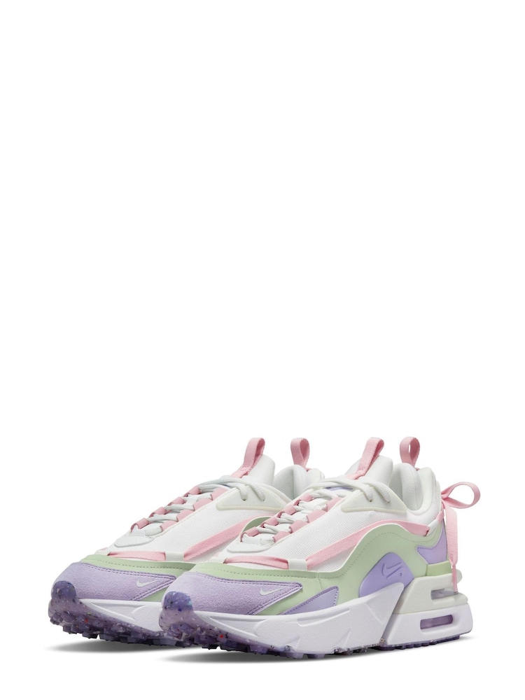 Nike White Air Max Furyosa Trainers - Image 3 of 8