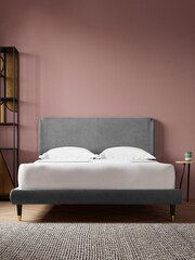 Swoon Smart Wool Pepper Grey Brockham Bed - Image 2 of 8