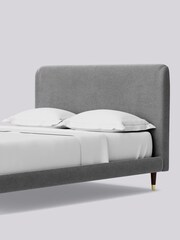 Swoon Smart Wool Pepper Grey Brockham Bed - Image 6 of 8