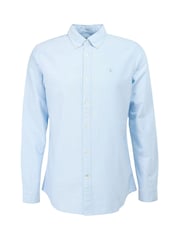Barbour® Sky Blue Oxtown Classic Oxford Long Sleeve 100% Cotton Shirt - Image 3 of 4