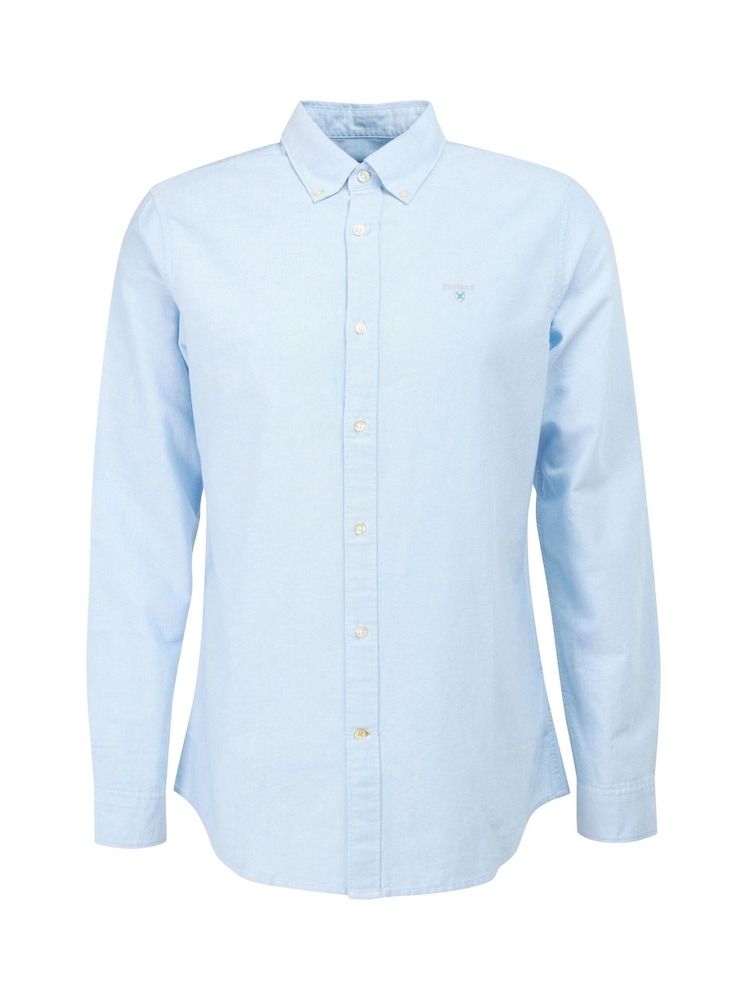 Hemelsblauw - Barbour® Oxtown klassiek Oxford-overhemd met lange mouwen van 100% katoen - Image 3 of 4