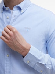 Barbour® Sky Blue Oxtown Classic Oxford Long Sleeve Shirt - Image 5 of 6