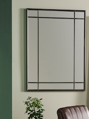 Pacific Antique Bronze Metal Rectangular Wall Mirror - Image 1 of 4