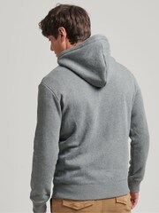 Темно-серый/серый/меланж - Хлопковая толстовка с вышитым логотипом Superdry Vintage - Image 2 of 6
