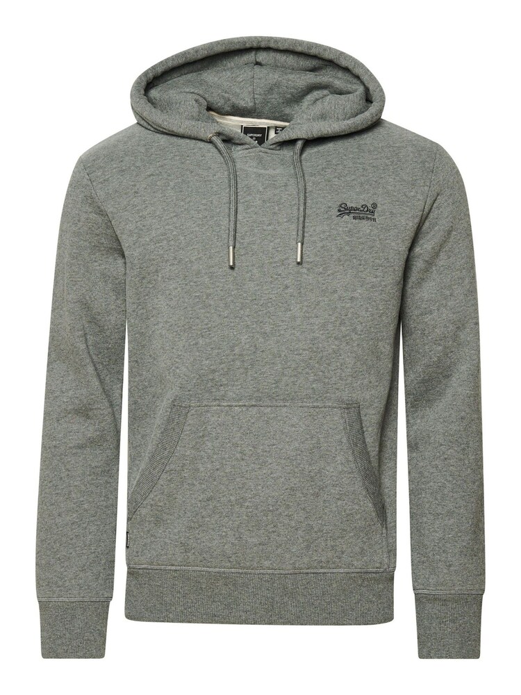 Темно-серый/серый/меланж - Хлопковая толстовка с вышитым логотипом Superdry Vintage - Image 6 of 6