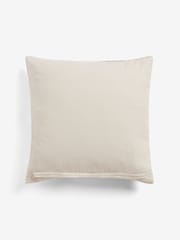Natural Stripe 50 x 50cm Linford Velvet Cushion - Image 5 of 5