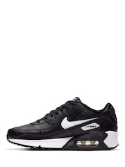 Schwarz/Weiß - Nike Air Max 90 Turnschuhe für Jugendliche - Bild 2 von 8