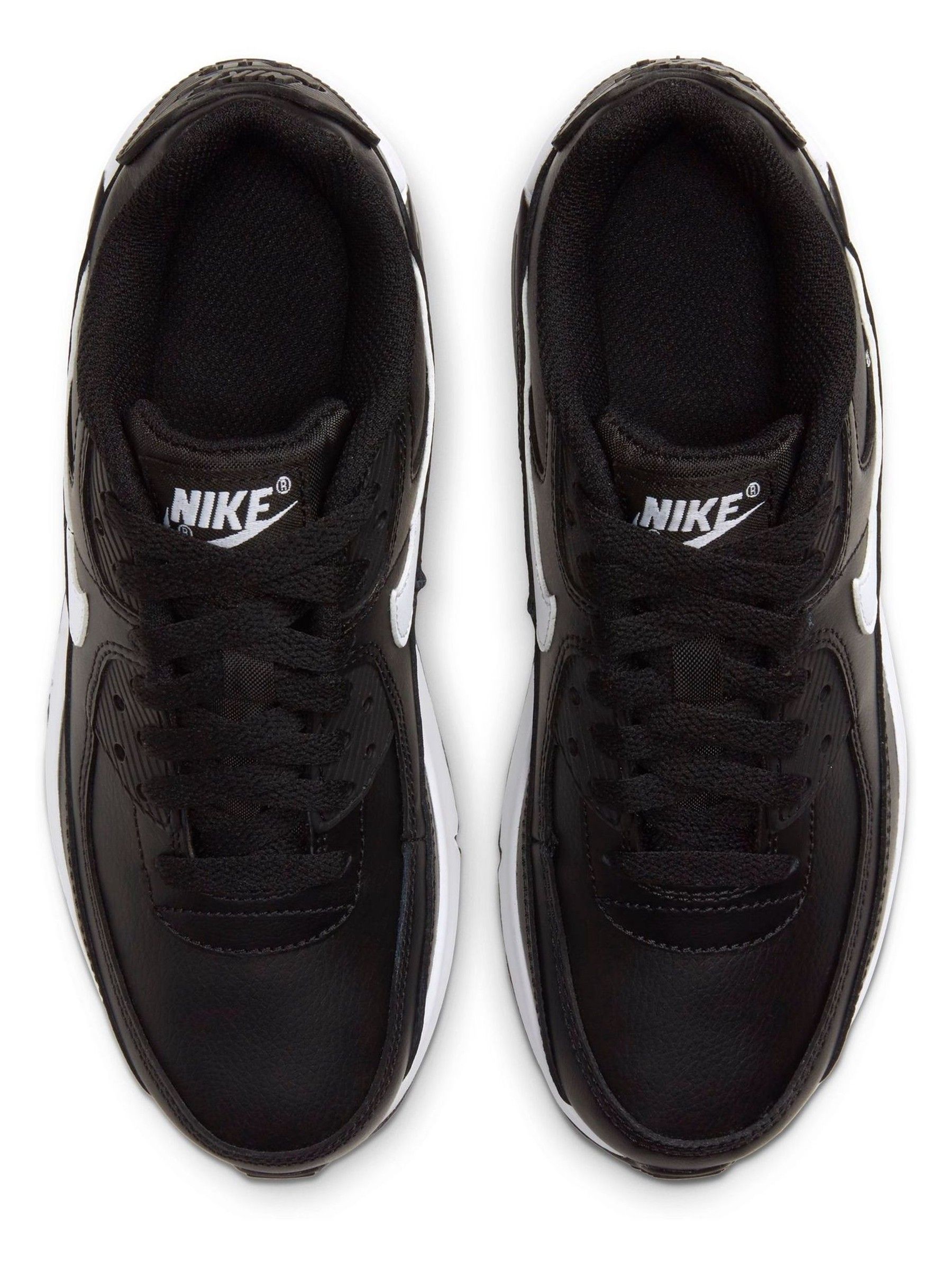 Buy Nike Black White Air Max 90 Youth Trainers from Next Germany