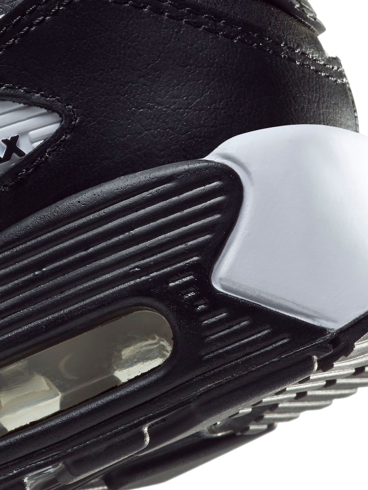 Schwarz/Weiß - Nike Air Max 90 Turnschuhe für Jugendliche - Bild 8 von 8