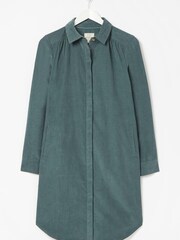 FatFace Green Chester Cord Shirt Dress - Image 4 of 4