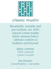 aden + anais Pink Essentials Lovey Muslin 100% Cotton Comforter - Image 3 of 3