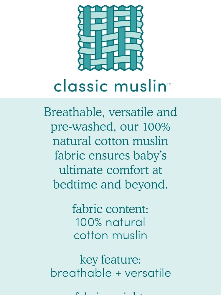 aden + anais Pink Essentials Lovey Muslin 100% Cotton Comforter - Image 3 of 3