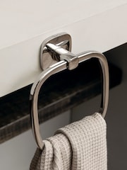 Robert Welch Silver Burford Towel Ring - Image 1 of 4