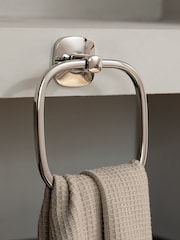 Robert Welch Silver Burford Towel Ring - Image 2 of 4