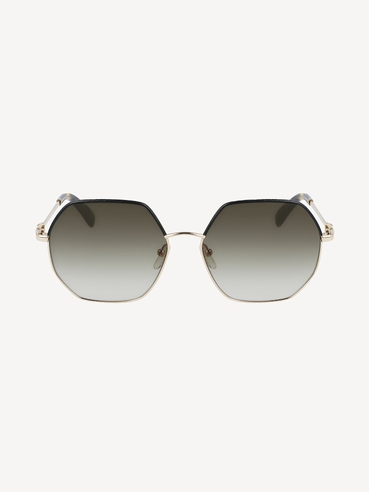 Longchamp Gold Sunglasses - Image 2 of 6 Longchamp Gold Sunglasses - Image 2 of 6