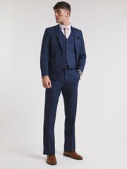 Jacamo Navy Blue James Suit Waistcoat - Image 3 of 4