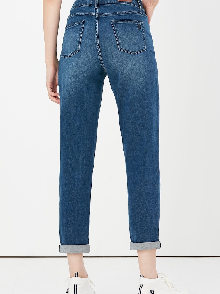 Joules Blue Simone Girlfriend Jeans - Image 2 of 6