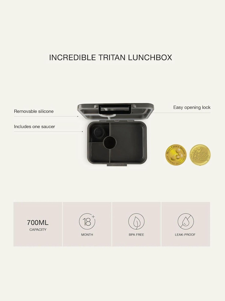 Citron Lunch Box with Mix-Free Compartements and Saucer - Image 6 of 6