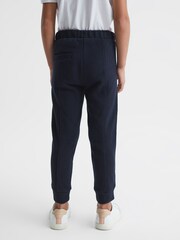 Reiss Navy Mara Junior Metallic Trim Joggers - Image 5 of 7