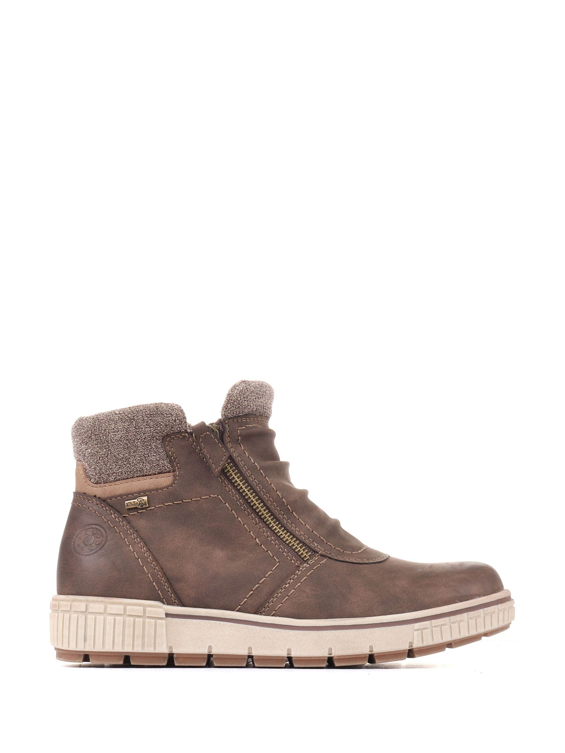 Buy Relife by Pavers Vegan Casual Brown Ankle Boots from Next Luxembourg