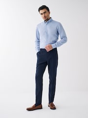 Bleu marine - Super Skinny - Pantalon élégant lavable en machine uni sur le devant - Image 2 de 7